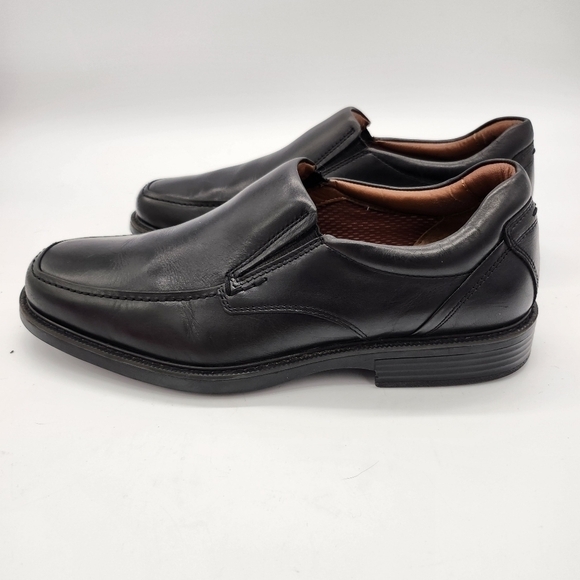 Johnston & Murphy XC4® Stanton Moc Venetian Shoes Size 9.5M Black - Picture 1 of 15